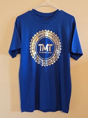TMT The Money Team Tee - Royal Blue - Medium & Large